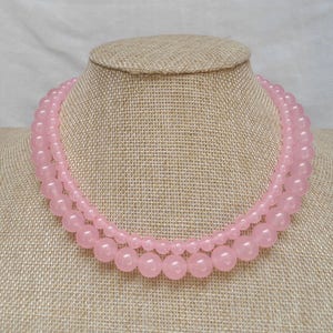 Jade Necklace,Light Pink Jade Necklace,Necklace,Wedding Necklace,Bridesmaid Necklace,Pure Natural Jade  jewelry,wedding gift, Jade Necklace,