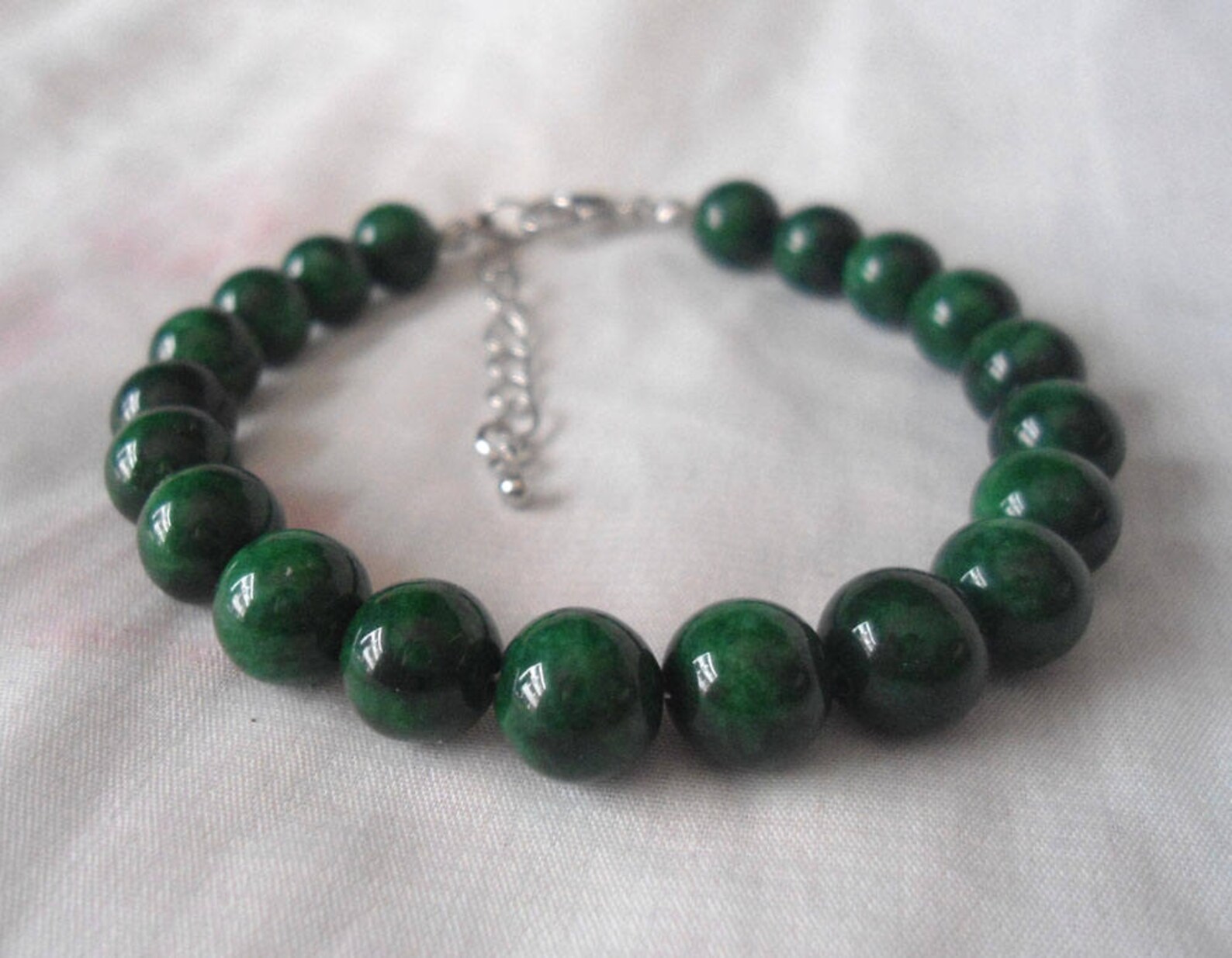 Jade Bracelet Emerald Green Bracelet Pure Natural Jade Green | Etsy