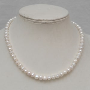 6-7mm white Freshwater pearl necklace,pearl necklace,Freshwater pearl necklace,pearl necklace,wedding necklace,necklace,bridesmaid necklace
