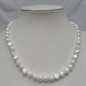 8-9mm white Freshwater pearl necklace,pearl necklace,Freshwater pearl necklace,pearl necklace,wedding necklace,bridesmaid necklace