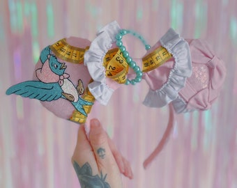 Made to order Midnight Princess Mouse Ears - 12 Week Turnaround BEFORE shipping