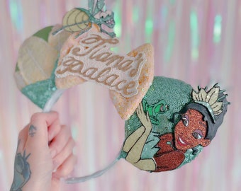 Made to order Frog Princess Mouse Ears - *12 Week Turnaround BEFORE shipping*