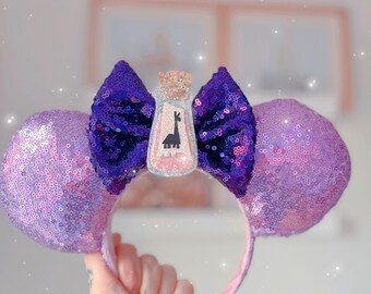 Made-to-Order “Llama Potion” Mouse Ears - Lilac Sequin - *12 week MAX turnaround BEFORE shipping*