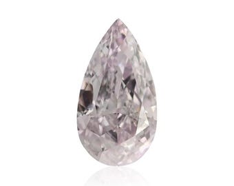 0.46 Carat Fancy Light Pink Pear Diamond VS2 GIA Certified