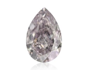 0.30 Carat Fancy Light Pink Pear Shape Diamond GIA Certified