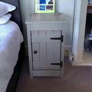 Venice Floor Cabinet/Bedside table, Handmade, Rustic Style, Shabby chic, Solid Wooden Storage