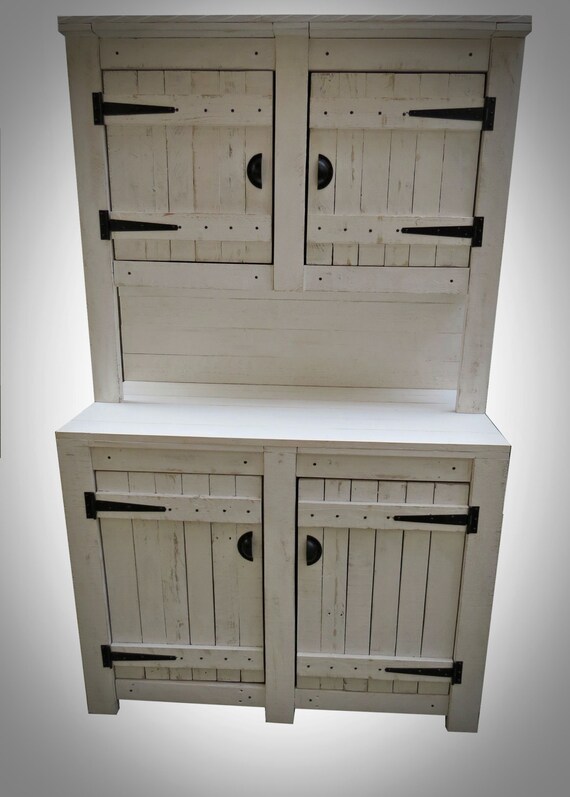 Kitchen Dresser Chalky White Finish Recycled Pallet Etsy