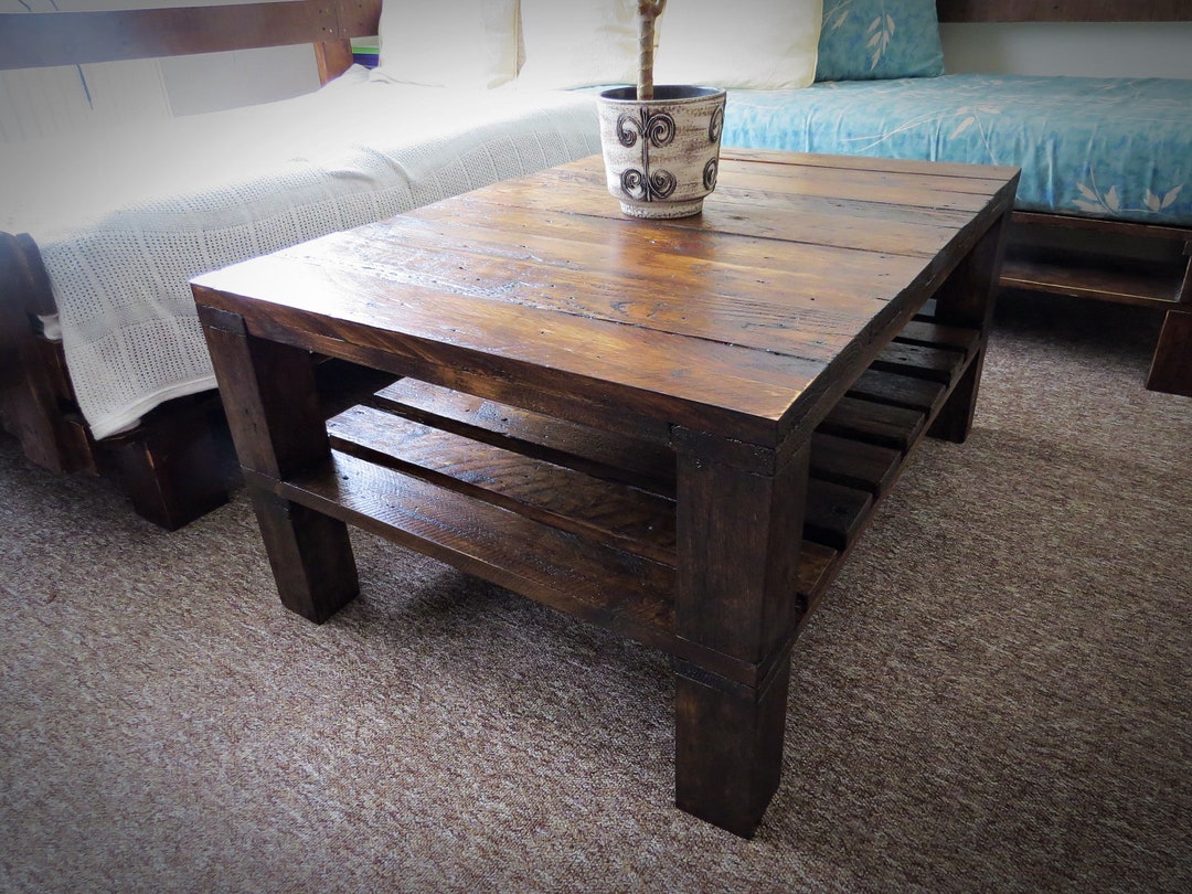 Palette Coffee Table/ パレットテーブル ヴィンテージ Coffee Table, Rustic Pallet Furniture, Reclaimed Pallet Wood