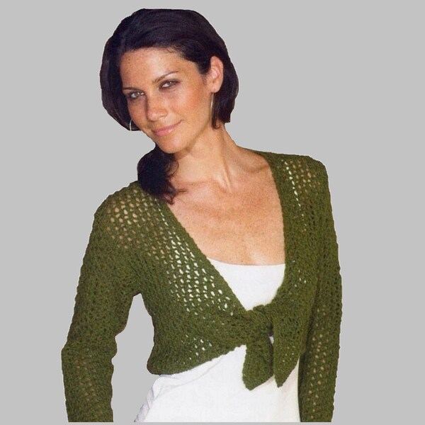 how to style a tie cardigan