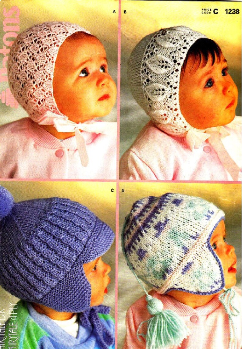 KNITTING PATTERN / and Helmets / Baby Hat / Babies Etsy