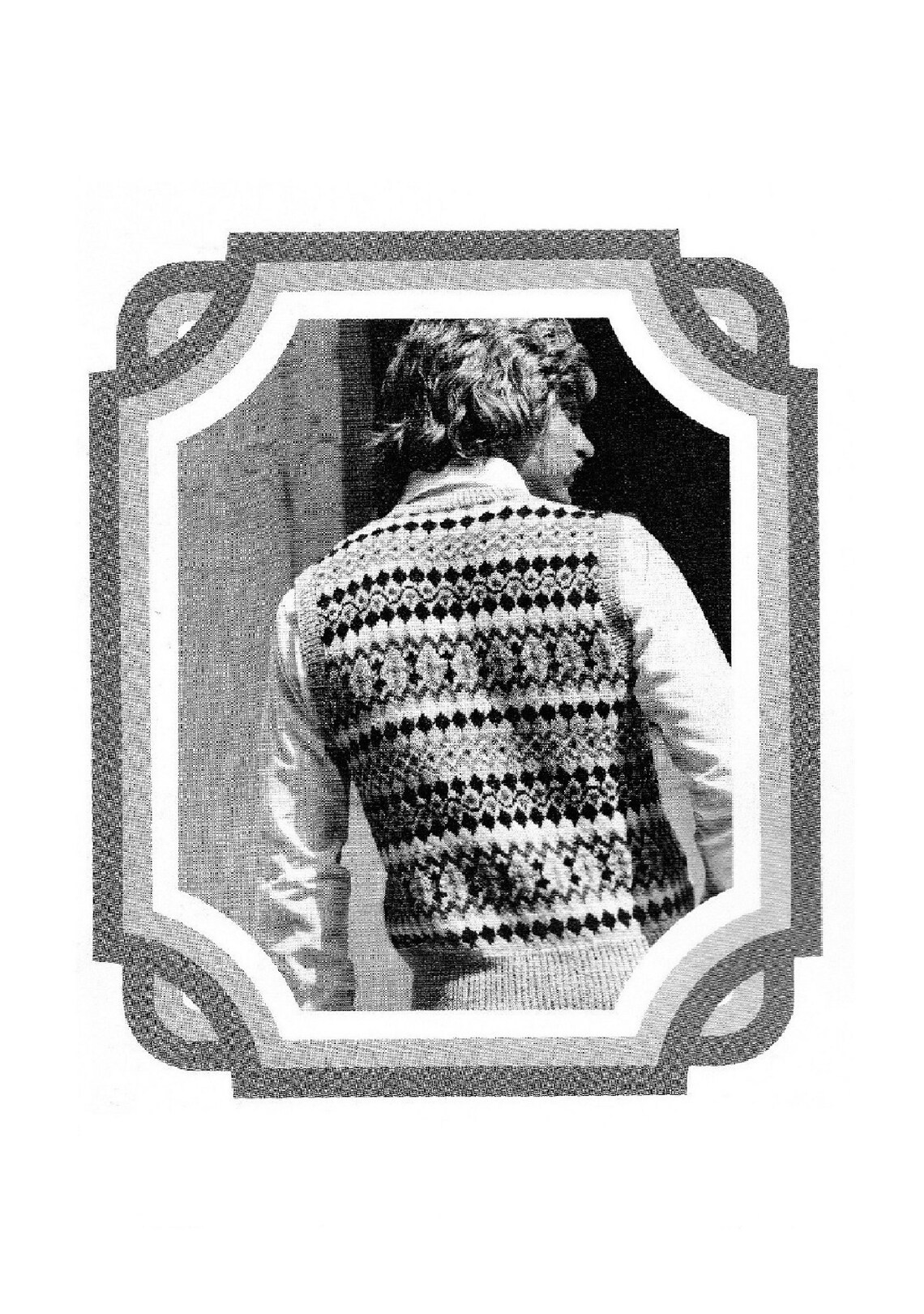 KNITTING PATTERN / Fair Isle Craze / Sweater / Tank Top / Etsy