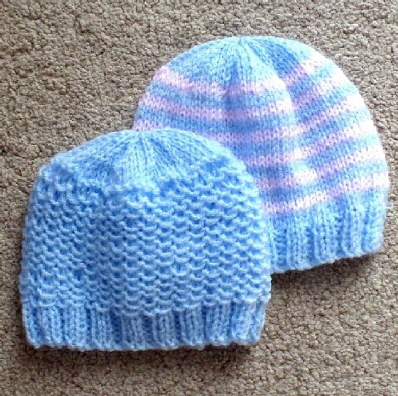 KNITTING PATTERN / Premature Baby Hats / Baby Beanie / Knitted Etsy UK