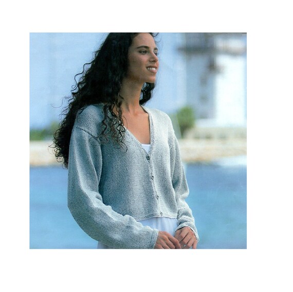 KNITTING PATTERN / Ladies Cropped 