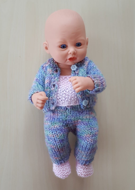 KNITTING PATTERN / Baby Doll Track Suit / Dolls Clothes / Etsy UK