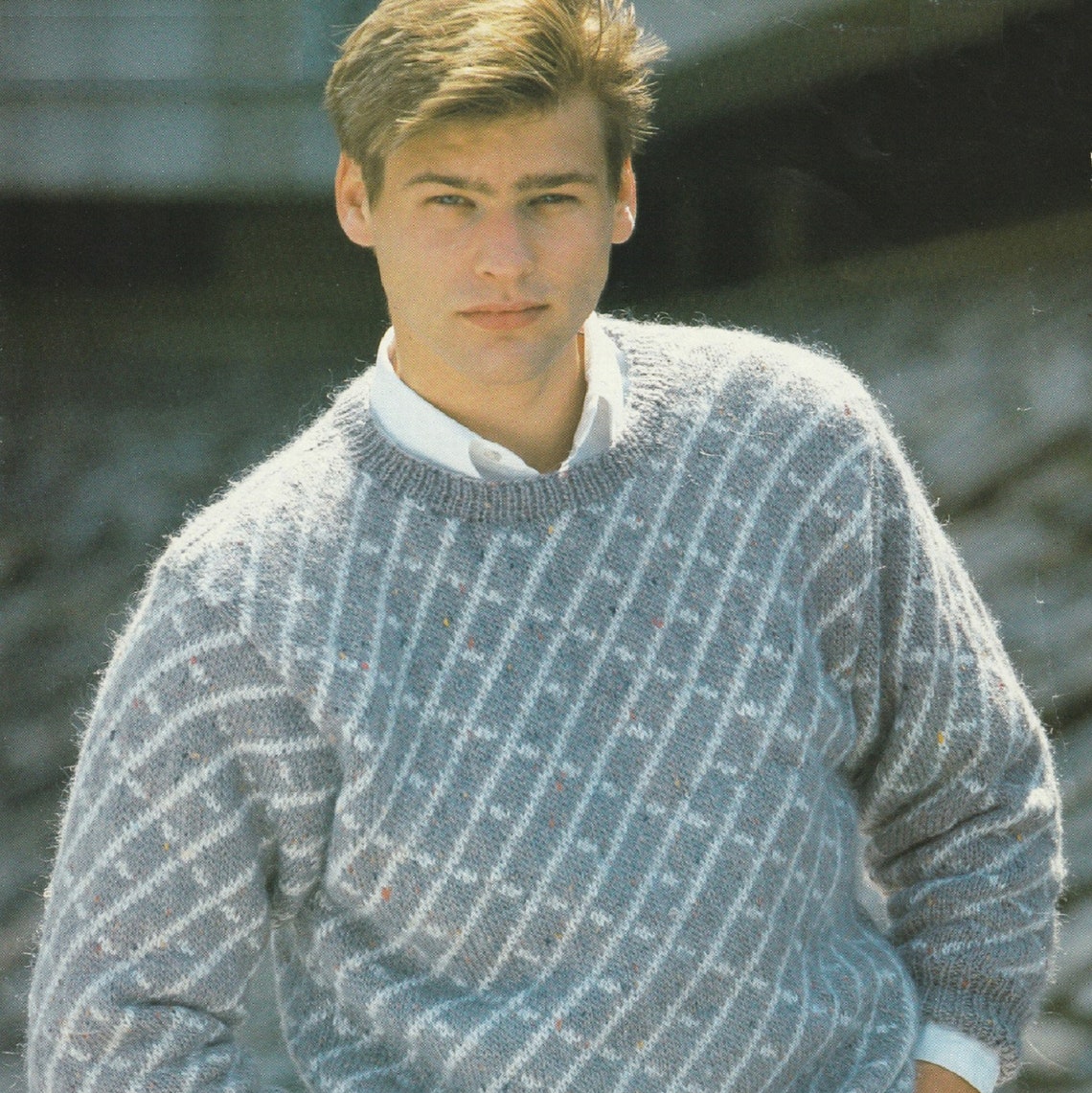 KNITTING PATTERN / Wilky Sweater / Men's Jumper / Pullover Etsy UK