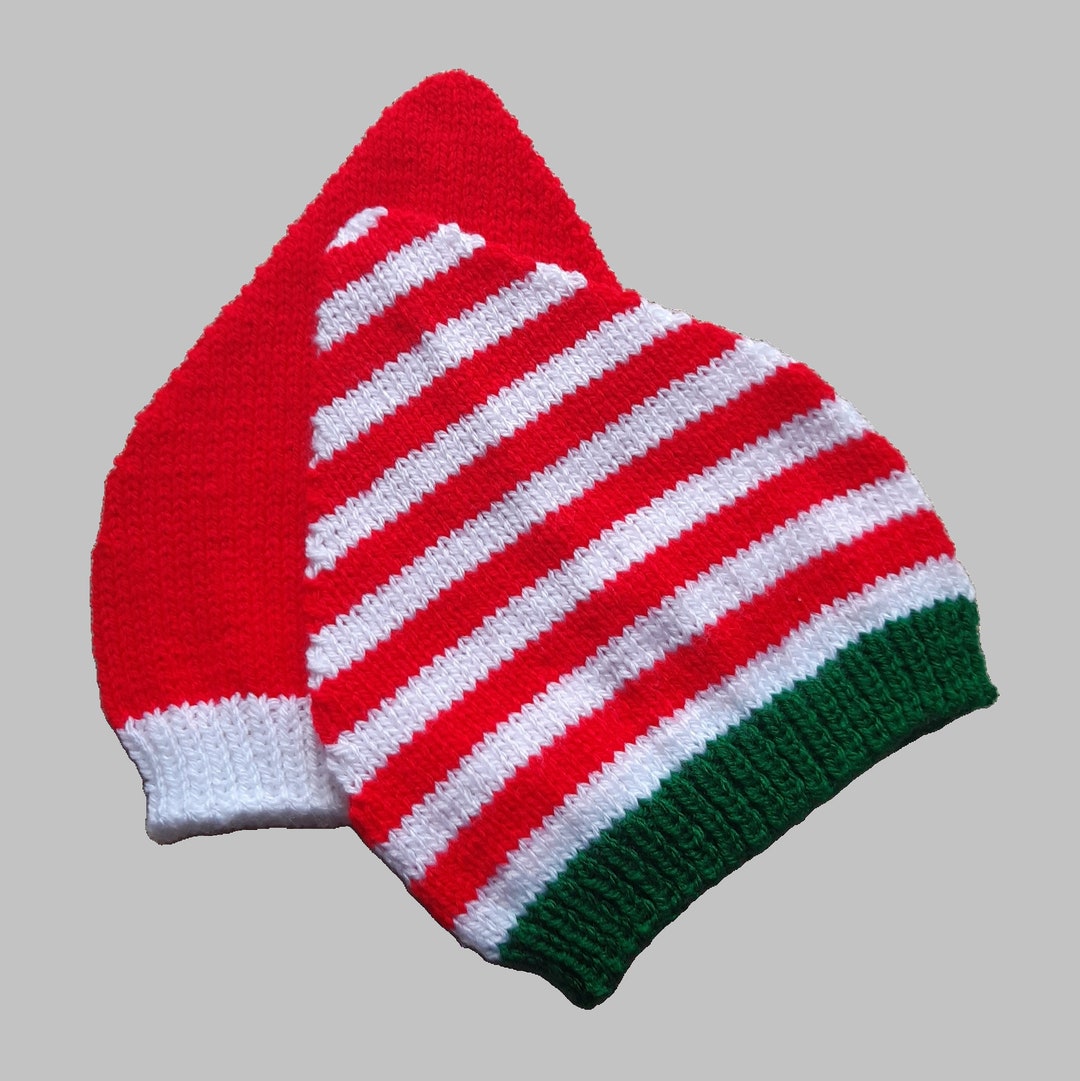 KNITTING PATTERN / Elf Hat / Beanie / Easy Knit / Christmas / Elf