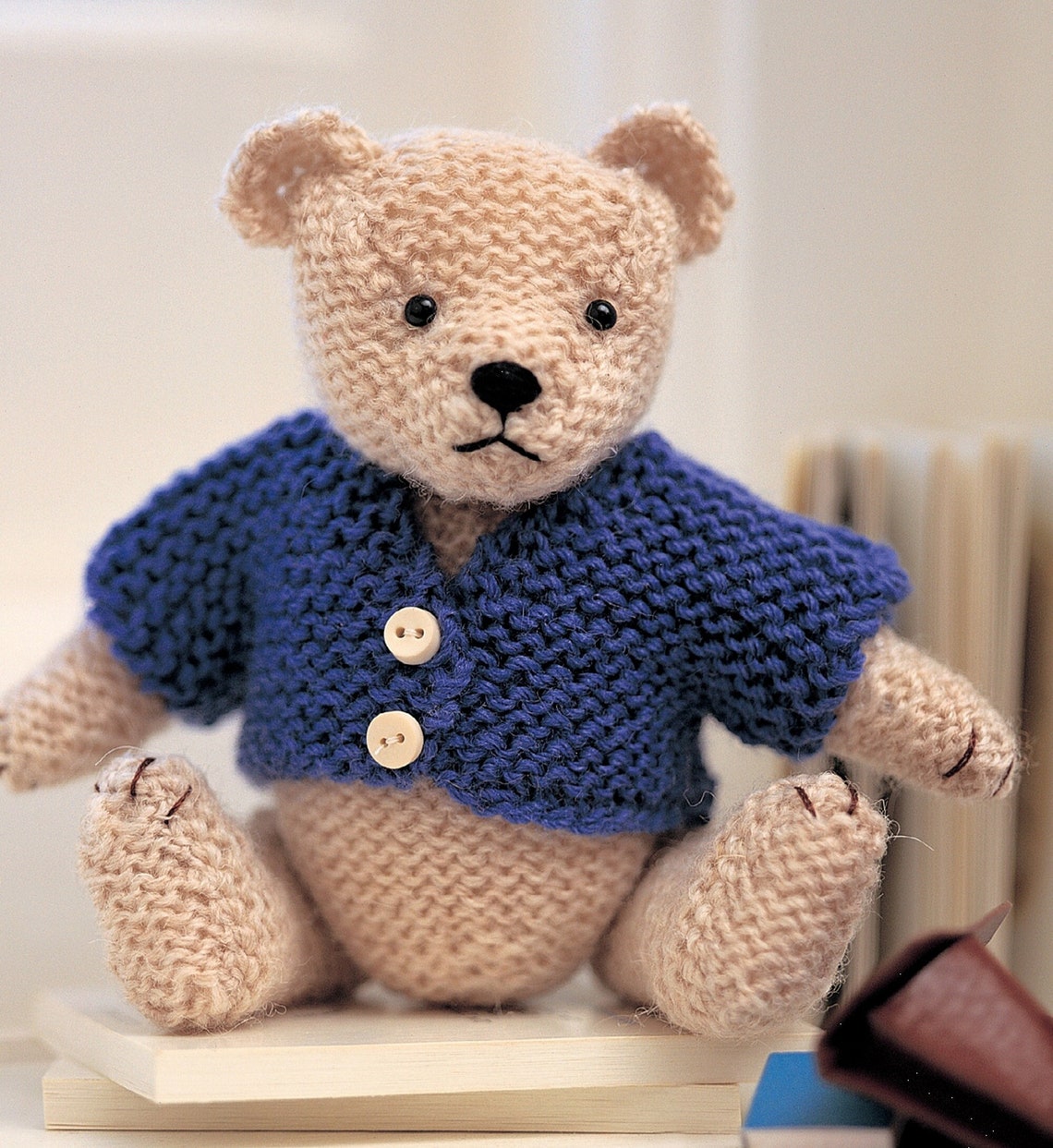 KNITTING PATTERN / Knitted Teddy With Cardigan / Teddy Bear / Etsy UK