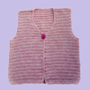 CROCHET PATTERN / Simple Crochet Vest / Cardigan / Slipover / Adult ...