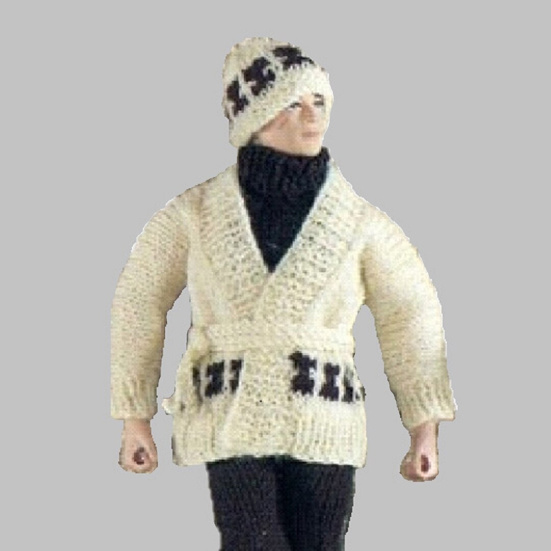 KNITTING PATTERN / Action Man / Sweater / Cardigan / Trousers - Etsy