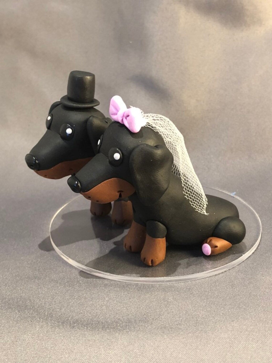 Sausage Dog Weiner Dog Cake Topper-Weiner Dog Bride and | Etsy