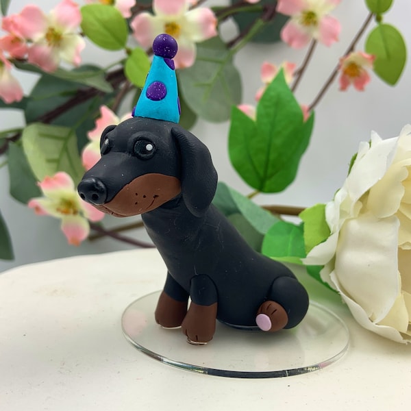 Sausage Dog Weiner Birthday Cake Topper