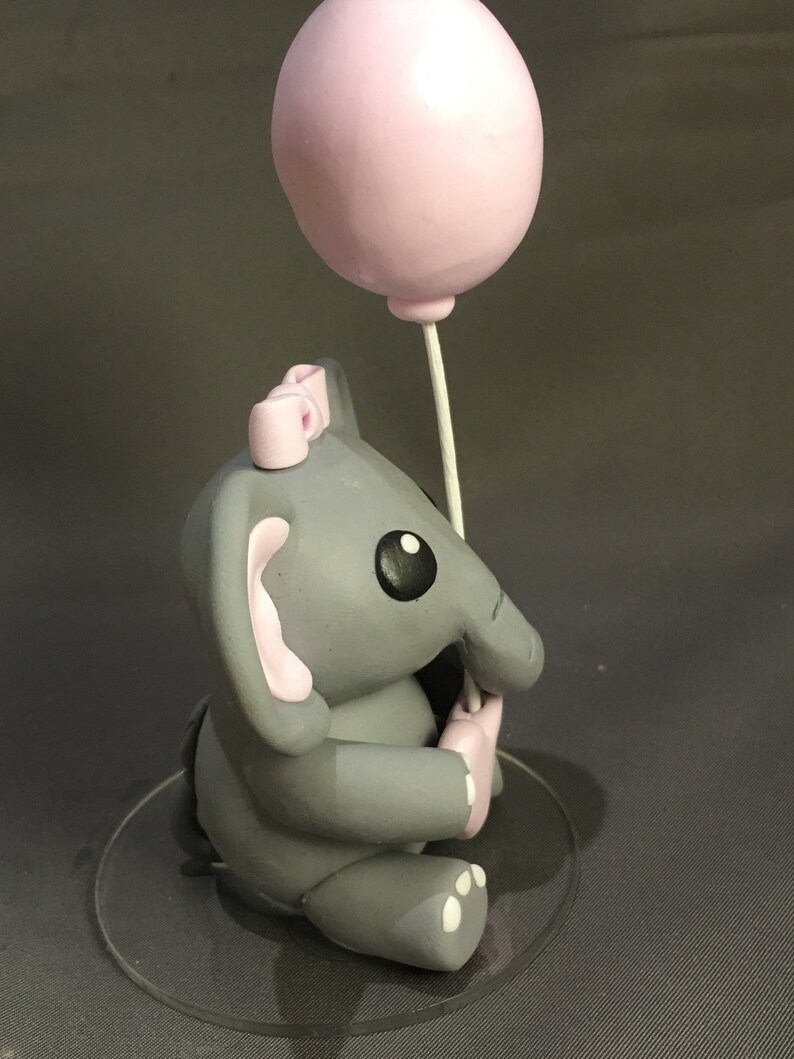 Baby Elephant Christening Cake TopperGender RevealBaby Etsy