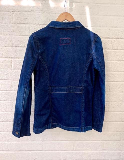 Levi Denim Jacket Sample Piece Rare 8 - Etsy