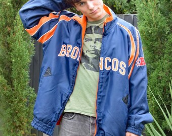 Denver Broncos Majestic MLB Jacket Reversible Baseball Pro Sports
