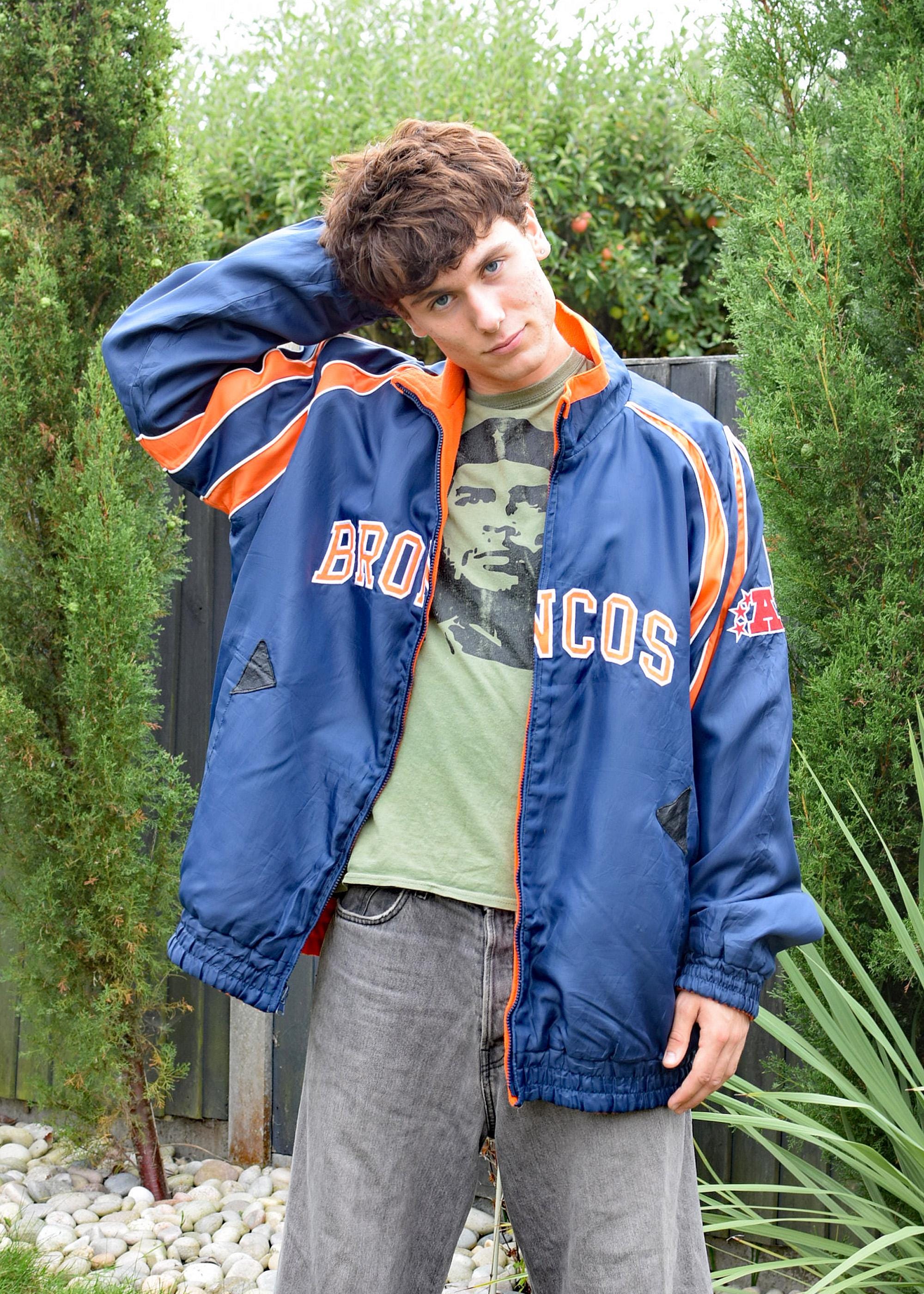 Denver Broncos Majestic MLB Jacket Reversible Baseball Pro Sports