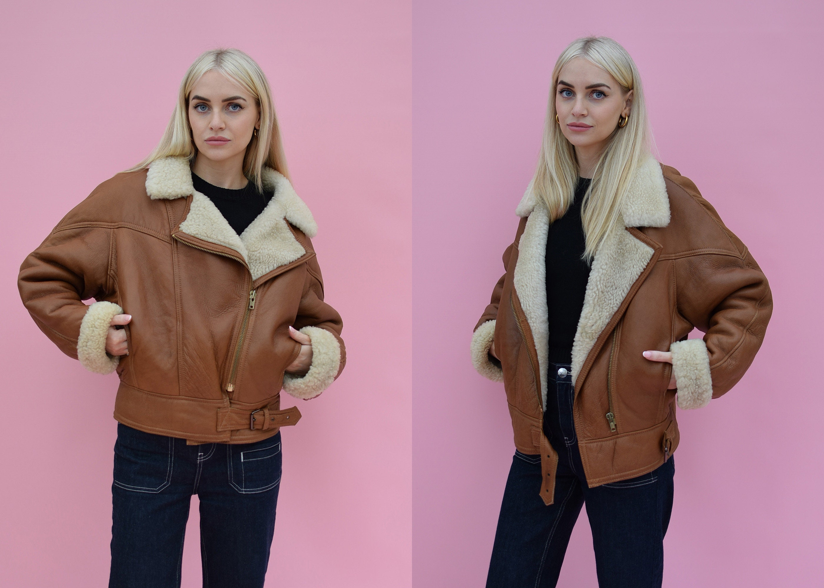 Aviator Jacket - Etsy Aviator Jacket - Etsy
