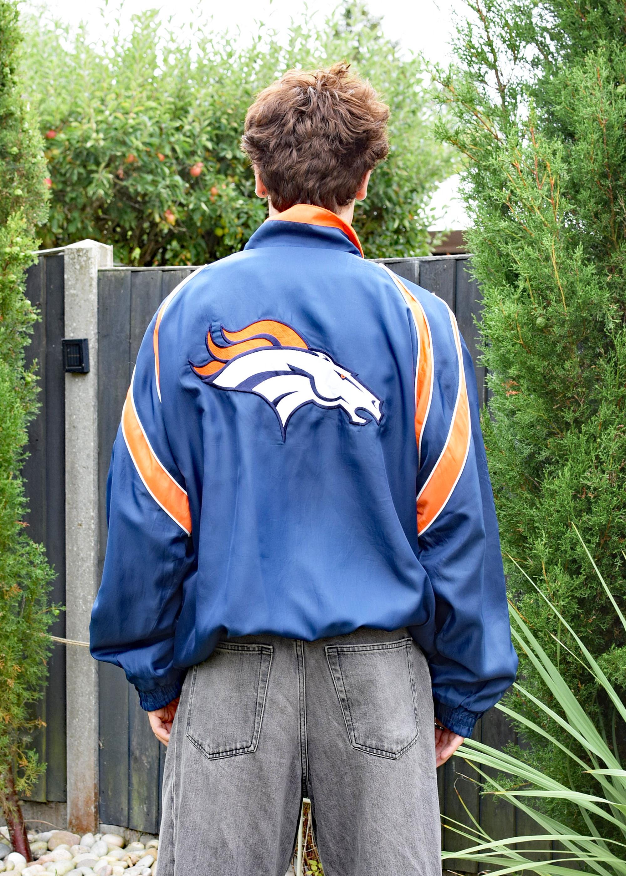 Denver Broncos Majestic MLB Jacket Reversible Baseball Pro Sports