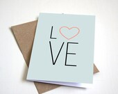 I Love You - LOVE - Printable Card - DIY CARD - Valentine's day, Anniversary, Birthday