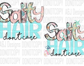 Sublimation Printing Etsy - salty hair bundle png file for sublimation printing beach summer mermaid dtg printing beach clipart