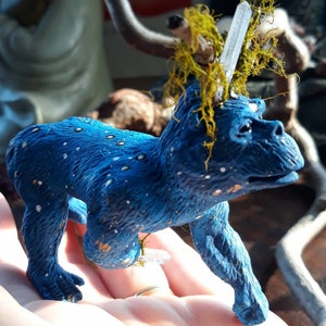GORILLA CELESTIAL UNICORN-4&#39;&#39; Glow in the Dark Hercules Constellation, Integrity,Generosity, Community,Healing Totems,Altar Familiar 45.00US