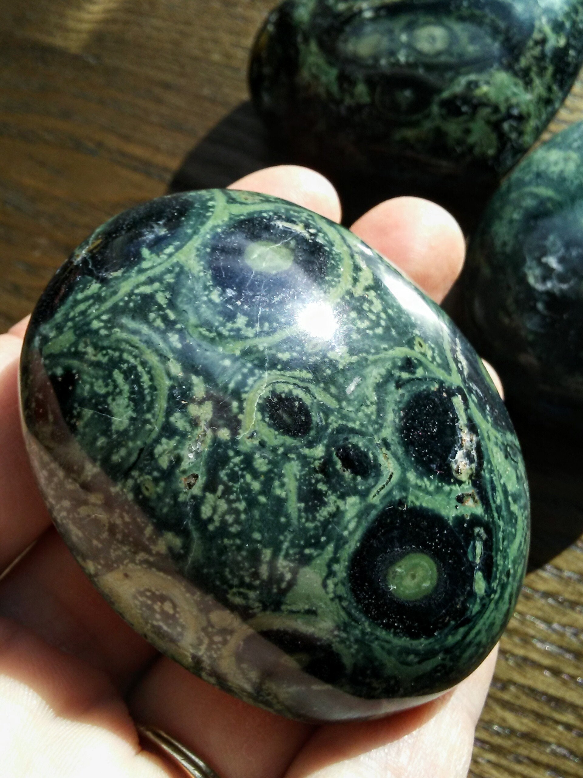 LARGE KAMBABA Green Stromatolite JASPER 1/4 Lbs 2 | Etsy