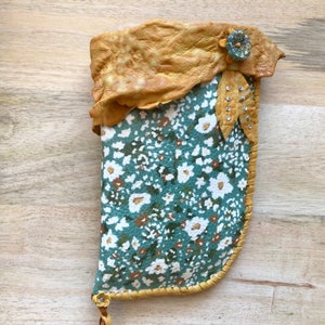 Leather Wall Pocket, Leather Wall Decor, Wall Hanging