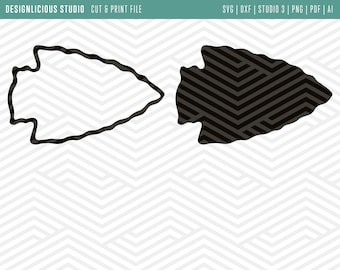 Download Arrowhead Print Etsy