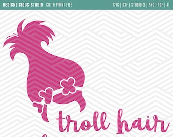 Cut & Print Dateien | Poppy - Trollhaar Don't Care