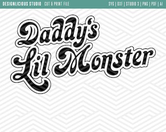 Archivos para cortar e imprimir / El pequeño monstruo de papá