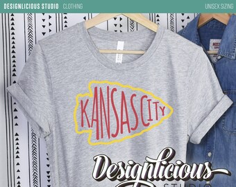 T-Shirt | Kansas City Pfeilspitze Rot & Gelb