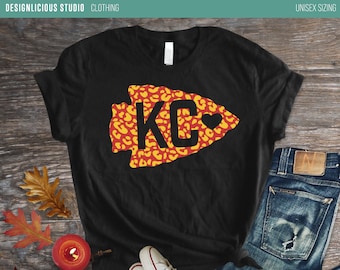 Ropa / KC Heart Arrowhead Cheetah camiseta
