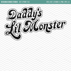 Schnitt & Dateien drucken | Papas Lil' Monster