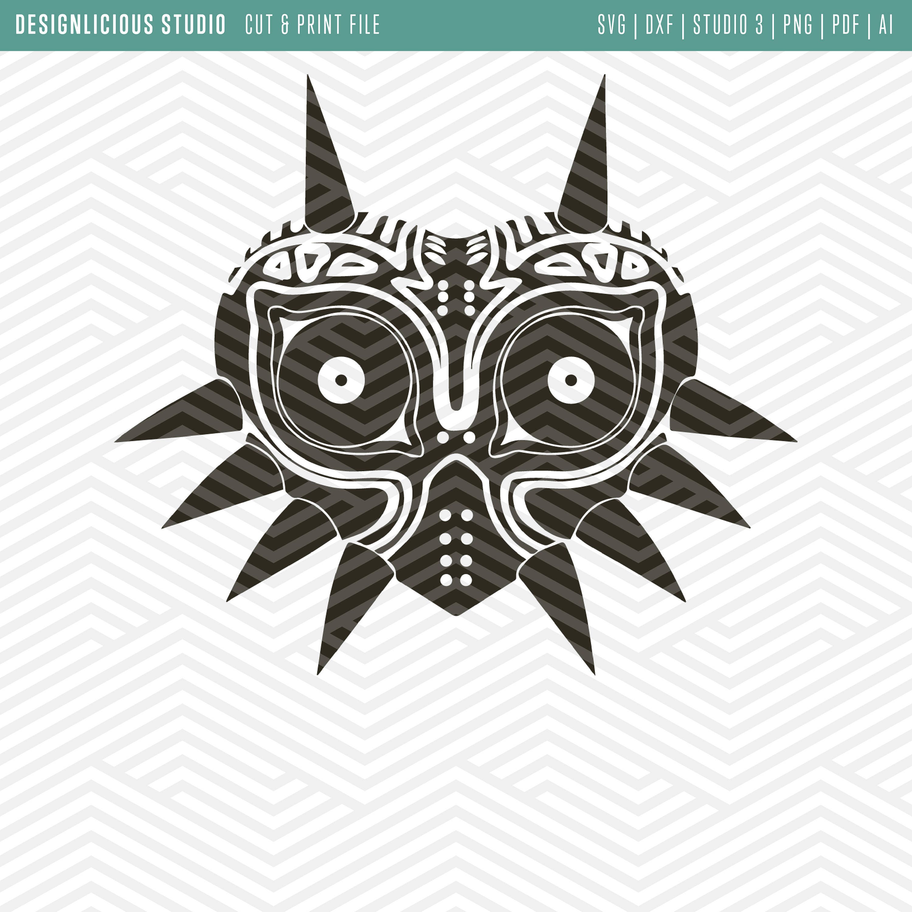 Cut & Print Files | Majora's Mask - Etsy