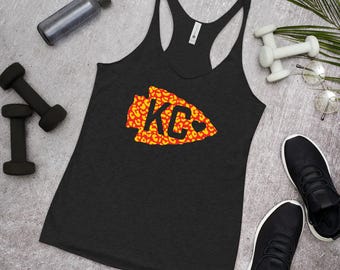 Racerback-tanktop dames | Kansas City Arrowhead Cheetah Racerback