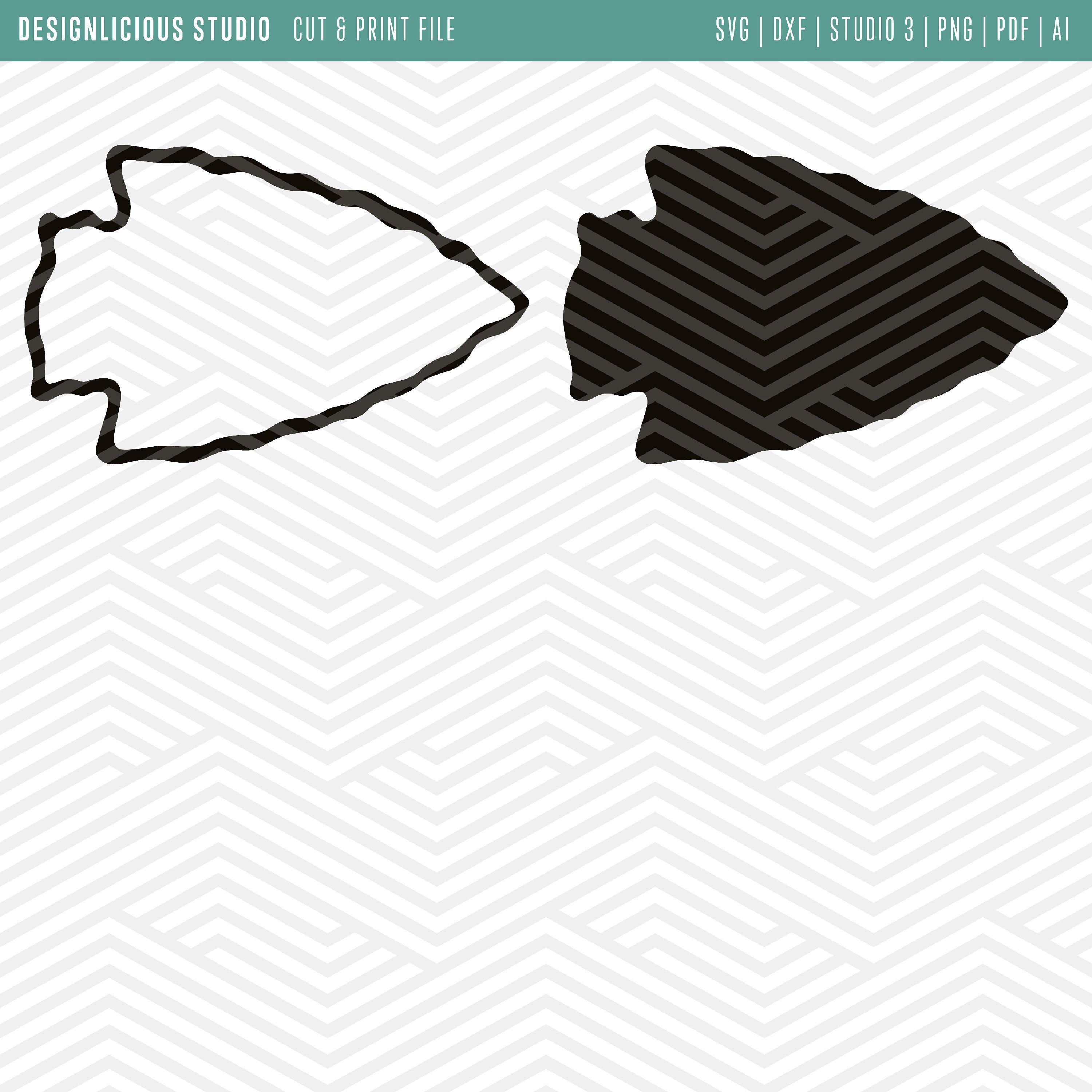 Cut & Print Files Arrowhead Outline Etsy Australia