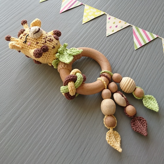 Baby Rattle Giraffe. Personalized Baby Shower Gift for Girl or Boy. Gender Neutral Baby Gift Etsy UK