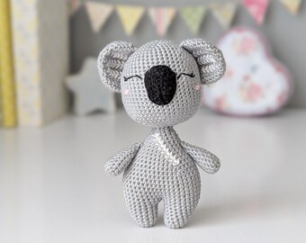 Cozy Koala Stuffed Amimal: Crochet Baby Toys, Custom Baby Gifts