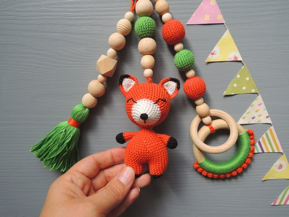natural pram toys