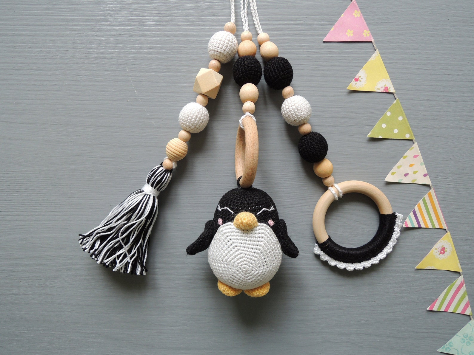 Set hanging toys for Baby play gym Stroller toys Car seat Etsy