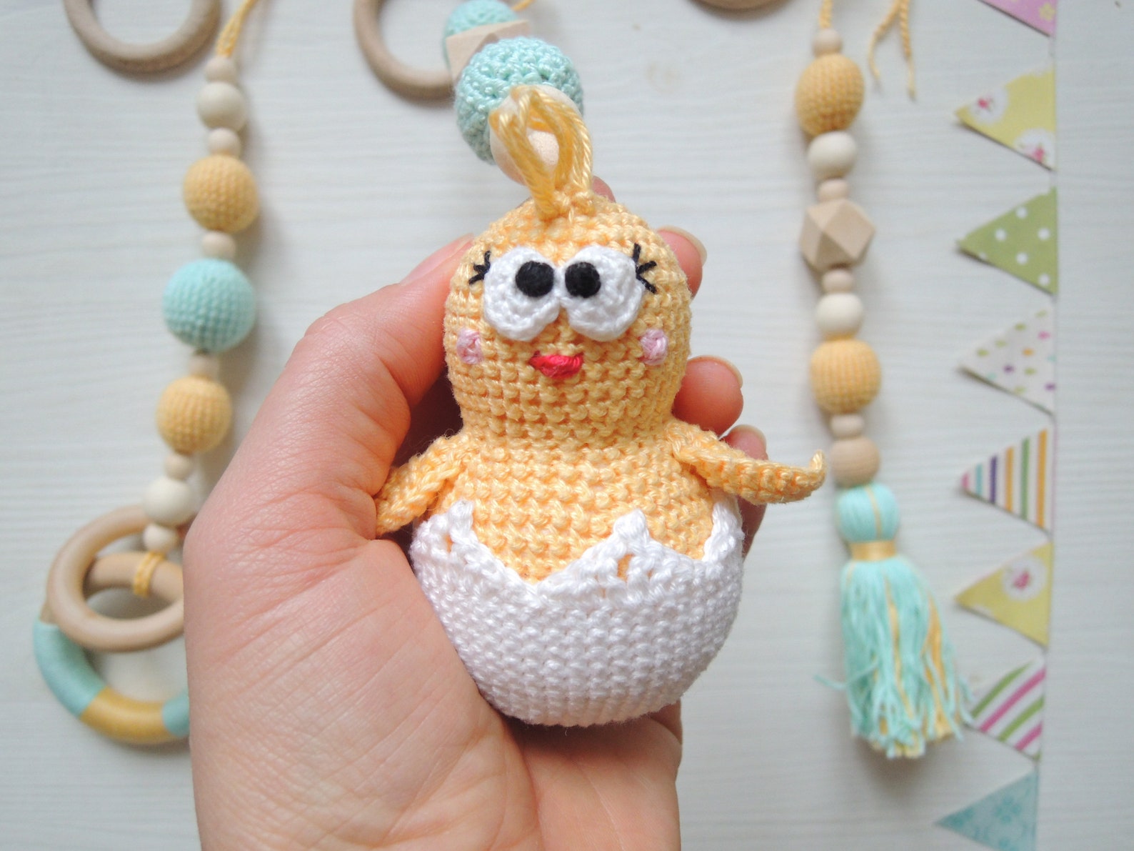 baby hanging toys diy